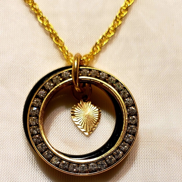Fancy Gold and Diamond Necklace - Picture 1 of 5